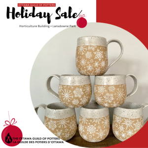 The Ottawa Guild of Potters' Holiday Sale is a festive marketplace, with unique handcrafted ceramics that make great gifts or add a special touch to your holiday season.