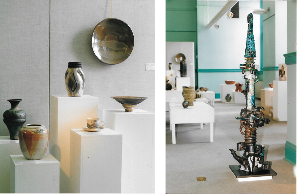 The Ottawa Guild of Potters, Historical Timeline, since 1973. 25th Anniversary Exhibition, Ottawa Carleton Regional Headquarters (now Ottawa City Hall)